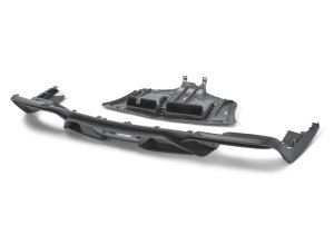 Ford Mustang Performance Exhaust - Rear - Ford Racing - Catback w/ Active Exhaust, Quad Tips - `18-`22